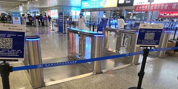 長沙黃花國際機場擺閘案例